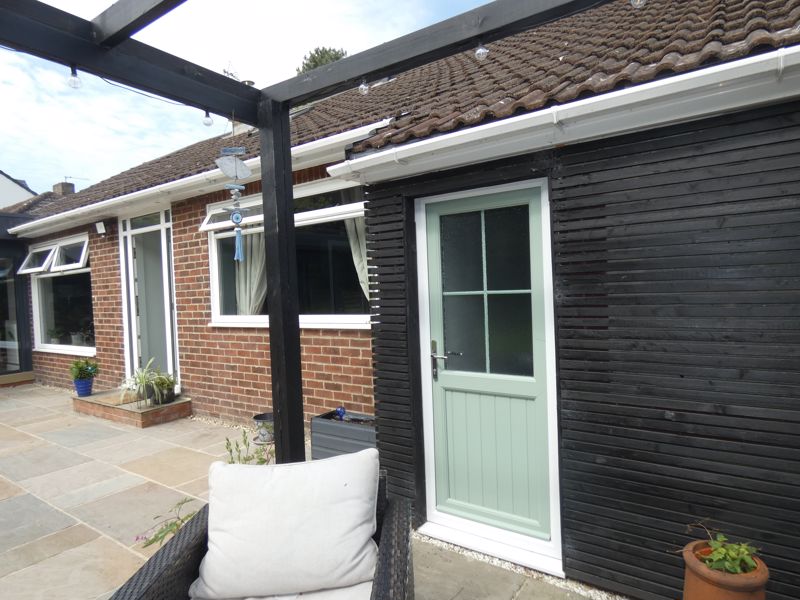 Entrance to the rear Converted Garage- click for photo gallery